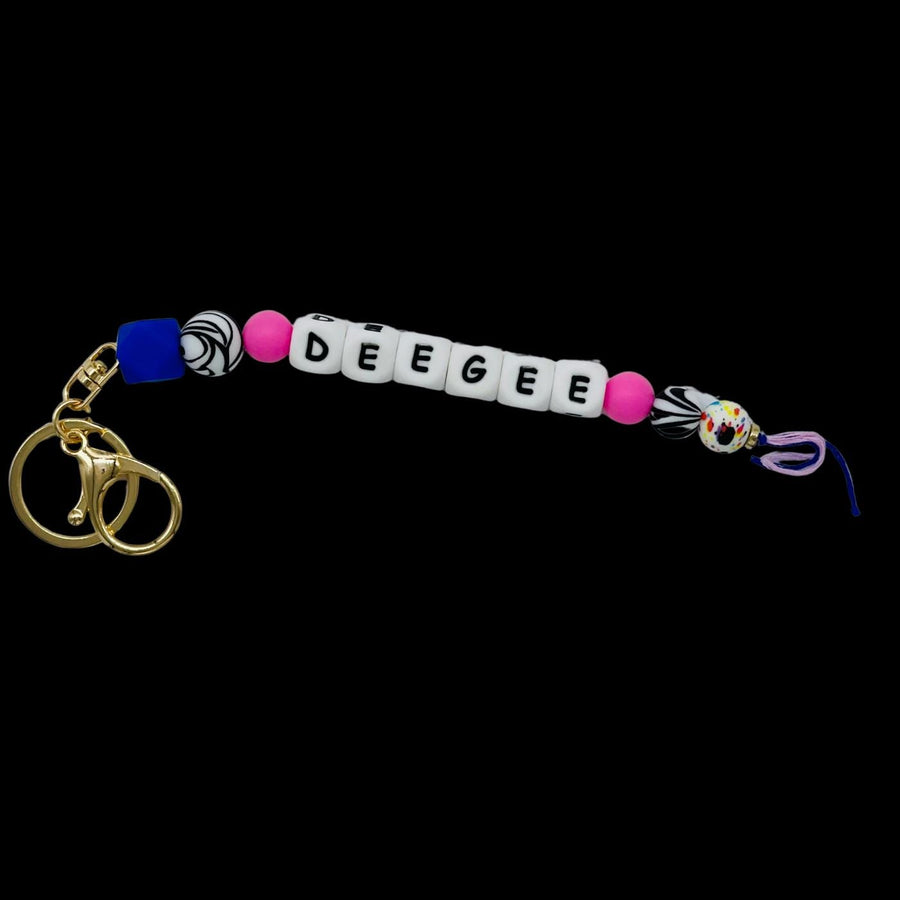 Sorority Beaded Keychain