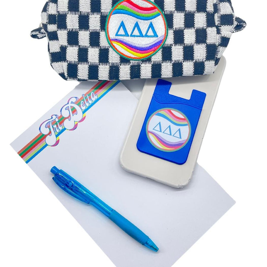 Sorority Cell Phone Wallet in Retrowave Design