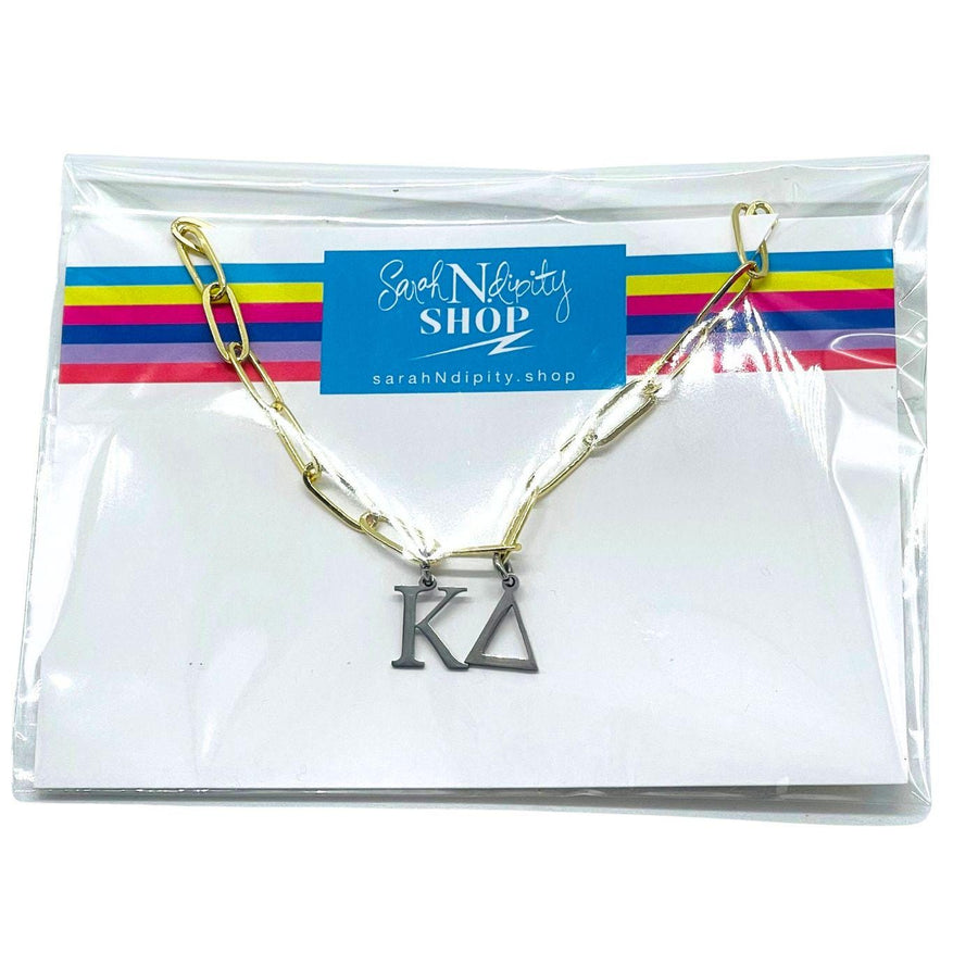 Sorority Letter Charm Necklaces