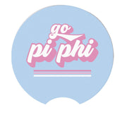 Sorority Car Coasters - Go Sorority Design