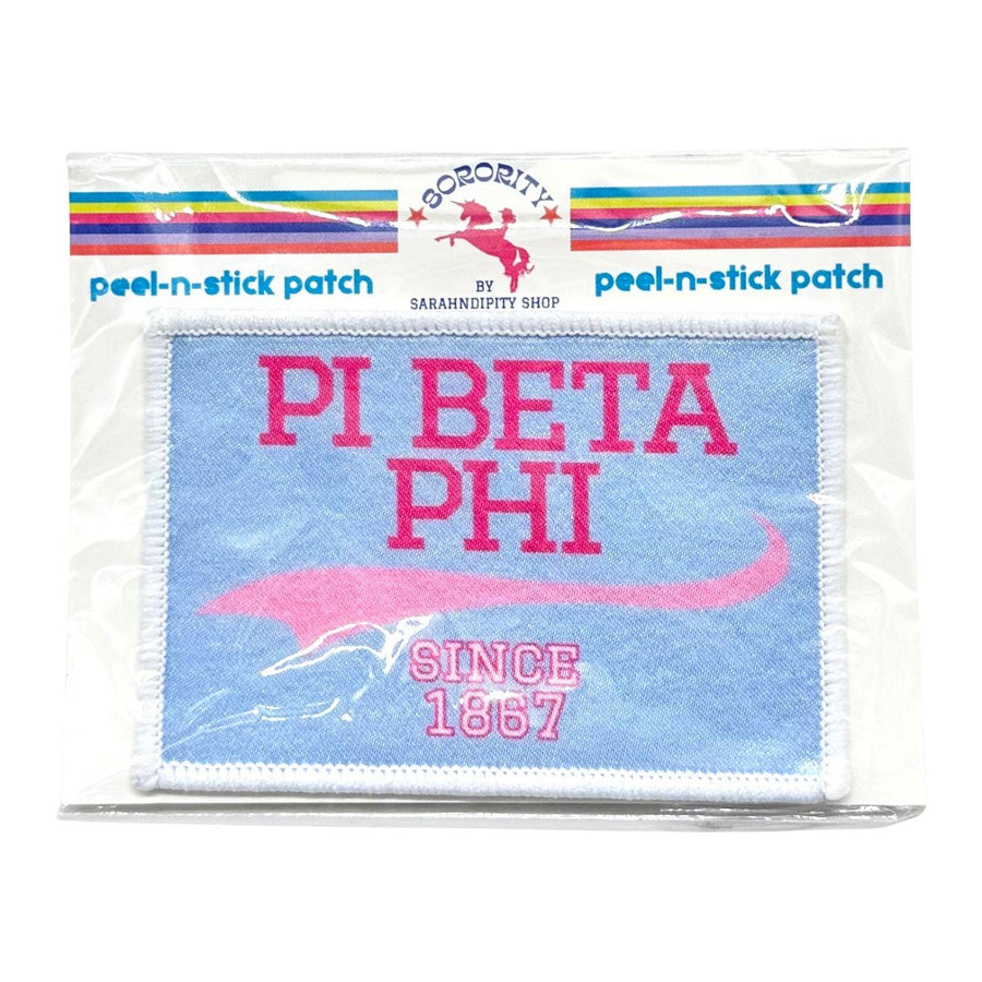 Sorority Peel and Stick Patches - Collegiate Design