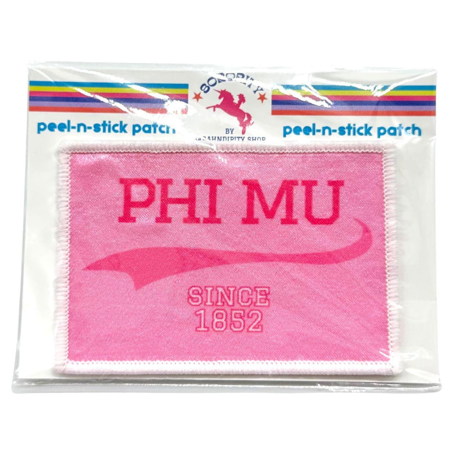 Sorority Peel and Stick Patches - Collegiate Design