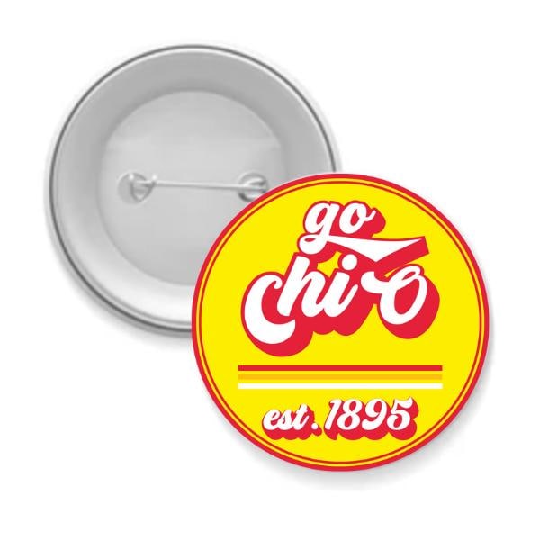 Sorority Pinback Buttons - Go Sorority Design