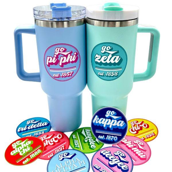 Sorority Vinyl Stickers - Go Sorority Design