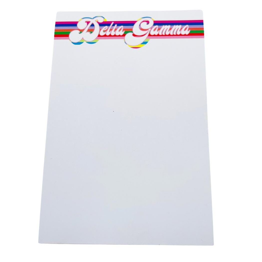 Colorful Sorority Notepad
