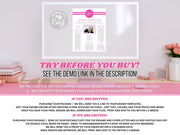 Printed Sorority Recruitment Packet: Photo Resume Templates