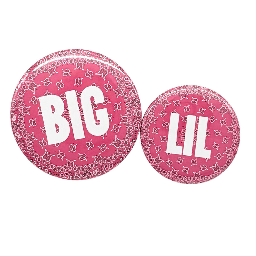 Sorority Big/Lil/Gmom Pinback Buttons