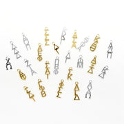 Sorority Acrylic Charms - Stacked Geo Greek Letters