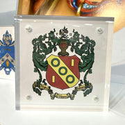 Sorority Crest Print in Acrylic Magnetic Frames