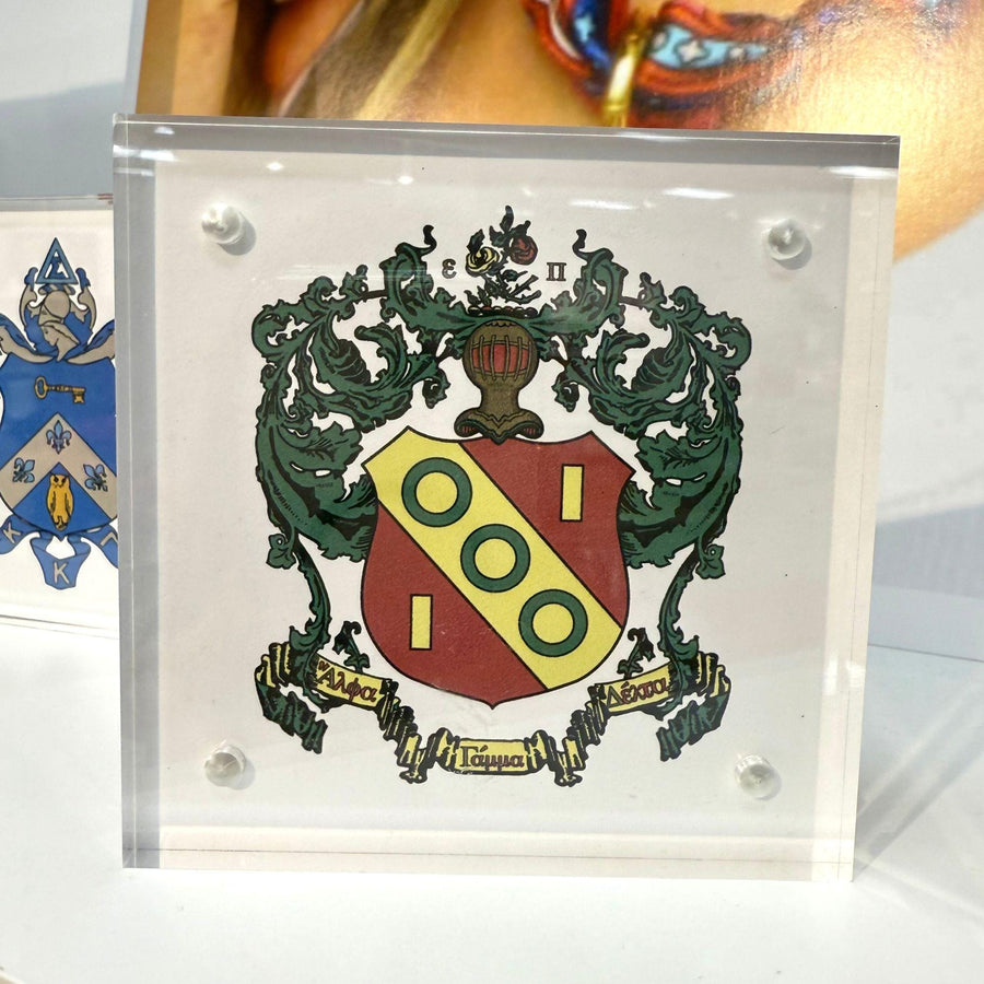Sorority Crest Print in Acrylic Magnetic Frames