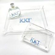 Sorority Greek Letter Pinched Acrylic Trays