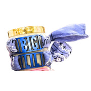 Sorority Bandana Wrap with BIG/LIL/GMOM Acrylic Slide