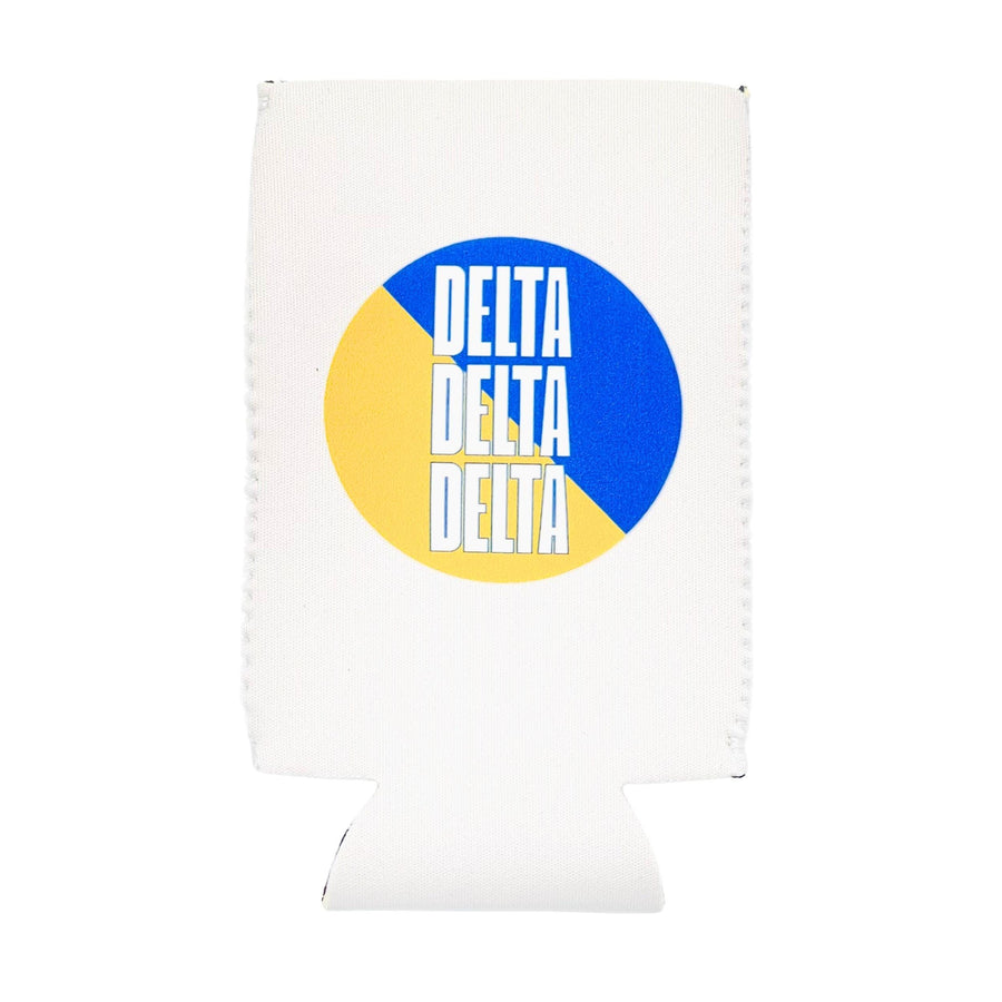 Sorority Koozies - 2-Tone Diagonal