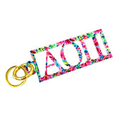 Sorority Greek Letter Acrylic Keychains