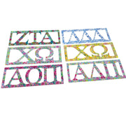 Sorority Greek Letter Wall Signs