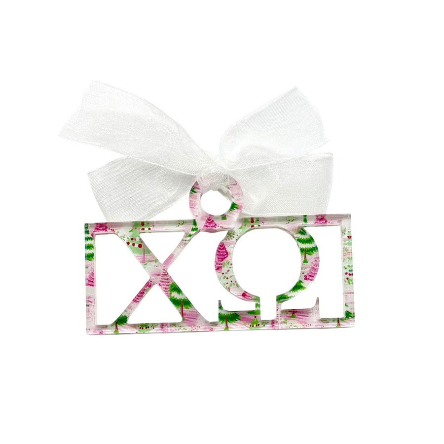 Sorority Greek Letter Bar Ornaments