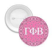 Sorority Pin-back Buttons - Bandana with Greek Letters