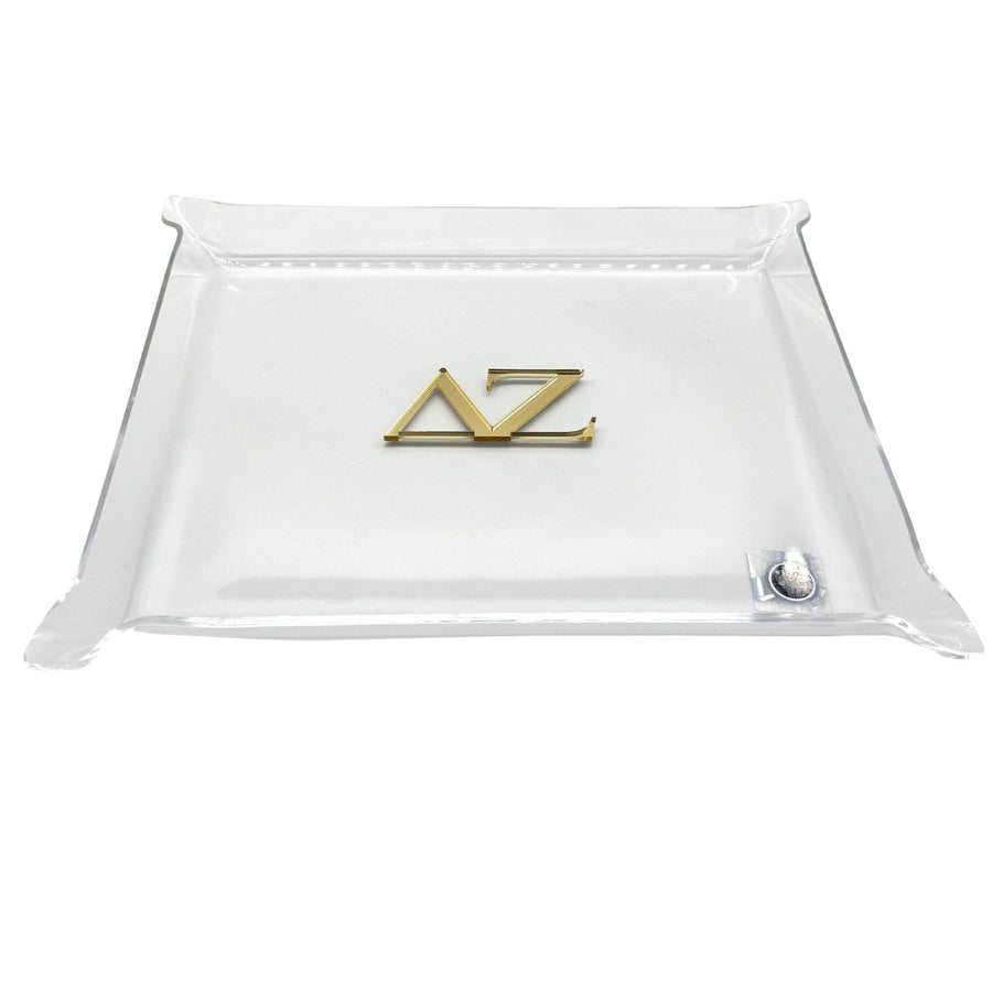 Sorority Greek Letter Pinched Acrylic Trays