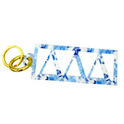 Sorority Greek Letter Acrylic Keychains