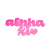 Sorority Greek Letter Wall Signs