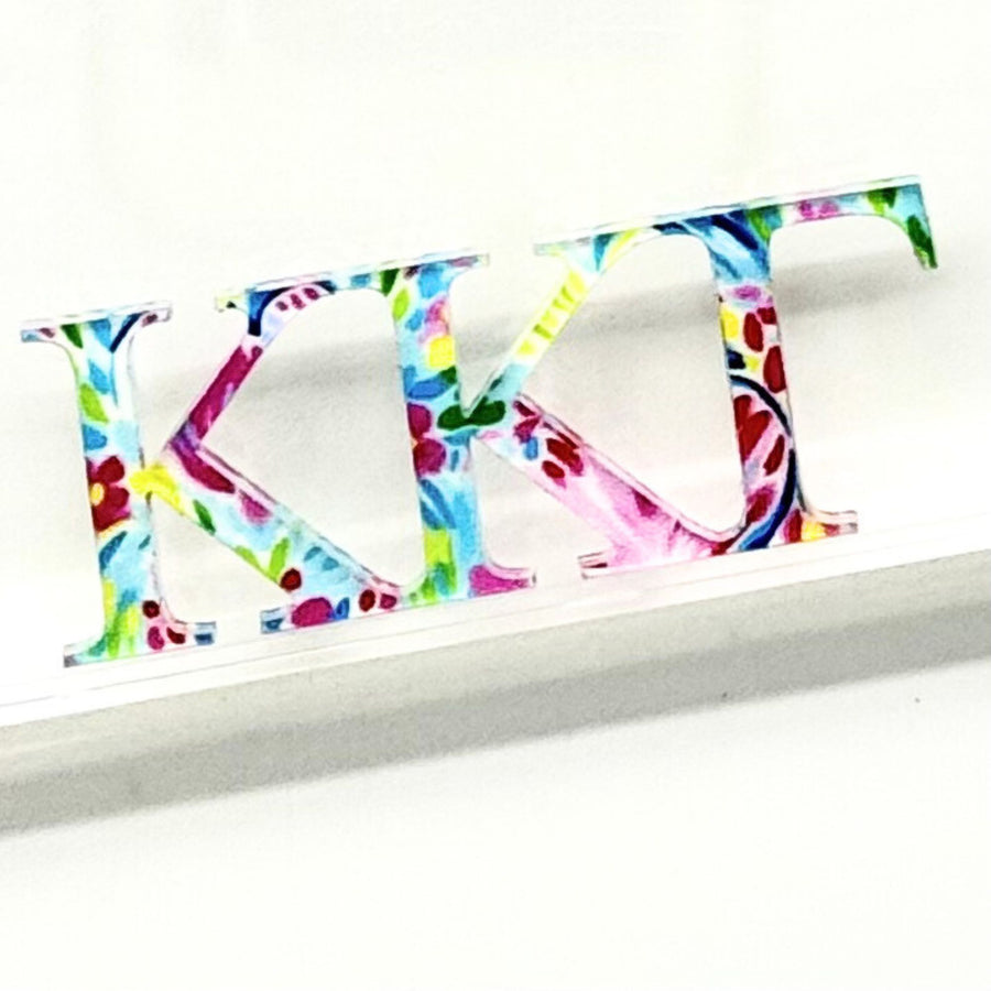 Kappa Kappa Gamma - Sorority Greek Letter Acrylic Magnetic Frame
