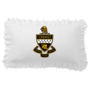 Sorority Crest Scalloped Pillow Cover