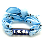 Sorority Bandana Wrap with Greek Letter Acrylic Slide