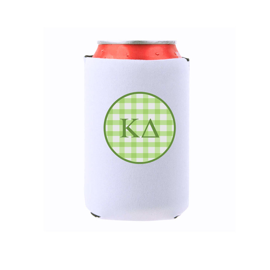 Sorority & Mom Can Coolers - Gingham Design