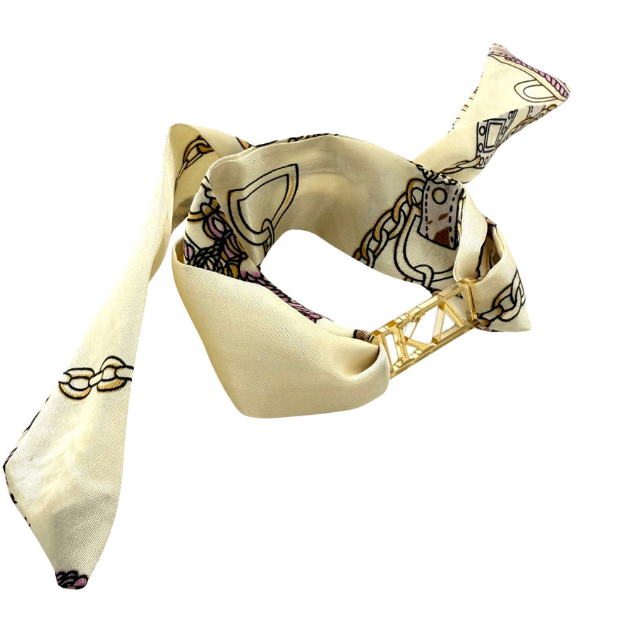 Kappa Delta - Tie Scarf with Sorority Greek Slide
