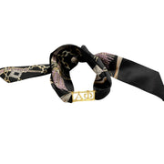 Alpha Phi - Tie Scarf with Sorority Greek Slide