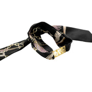 Alpha Phi - Tie Scarf with Sorority Greek Slide