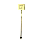 Kappa Kappa Gamma Scallop Mirror Acrylic Stir Sticks