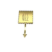 Sorority Scallop Acrylic Cake/Cupcake & Floral Picks