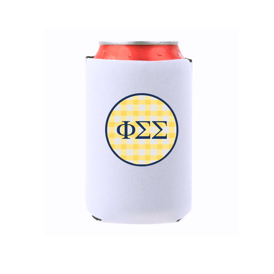 Sorority & Mom Can Coolers - Gingham Design