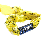 Phi Sigma Sigma - Bandana Wrap w/ Metallic Acrylic Slide