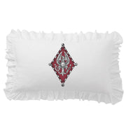 Sorority Crest Scalloped Pillow Cover