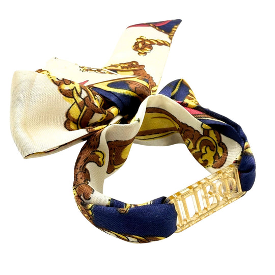 Pi Beta Phi  - Tie Scarf with Sorority Greek Slide