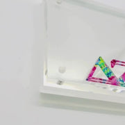 Delta Zeta - Sorority Greek Letter Acrylic Magnetic Frame