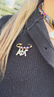 Game Day Scarf Necklace