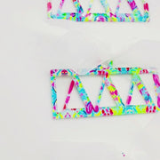Sorority Greek Letter Bar Ornaments
