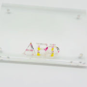 Alpha Epsilon Phi - Sorority Greek Letter Acrylic Magnetic Frame