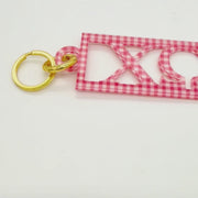 Sorority Greek Letter Acrylic Keychains