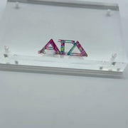 Alpha Gamma Delta - Sorority Greek Letter Acrylic Magnetic Frame