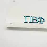 Sorority Greek Letter Acrylic Magnetic Frames