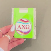 Sorority Cell Phone Wallet in Retrowave Design