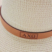 Sorority Greek Letter Faux Suede and Satin Scarf Bands
