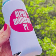 Sorority Can Coolers - 2-Tone Diagonal