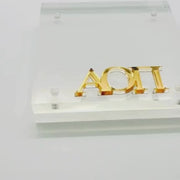 Alpha Omicron Pi - Sorority Greek Letter Acrylic Magnetic Frame