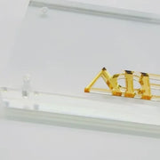 Delta Phi Epsilon - Sorority Greek Letter Acrylic Magnetic Frame