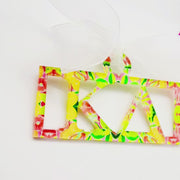 Sorority Greek Letter Bar Ornaments